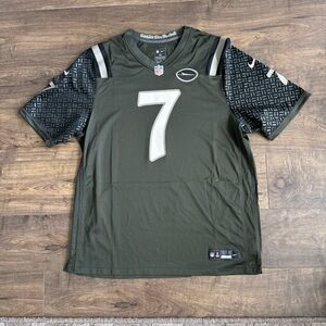 New NFL Football Nike JUSTIN FIELDS NY JETS  Olive Green Gotham City  XXL Jersey